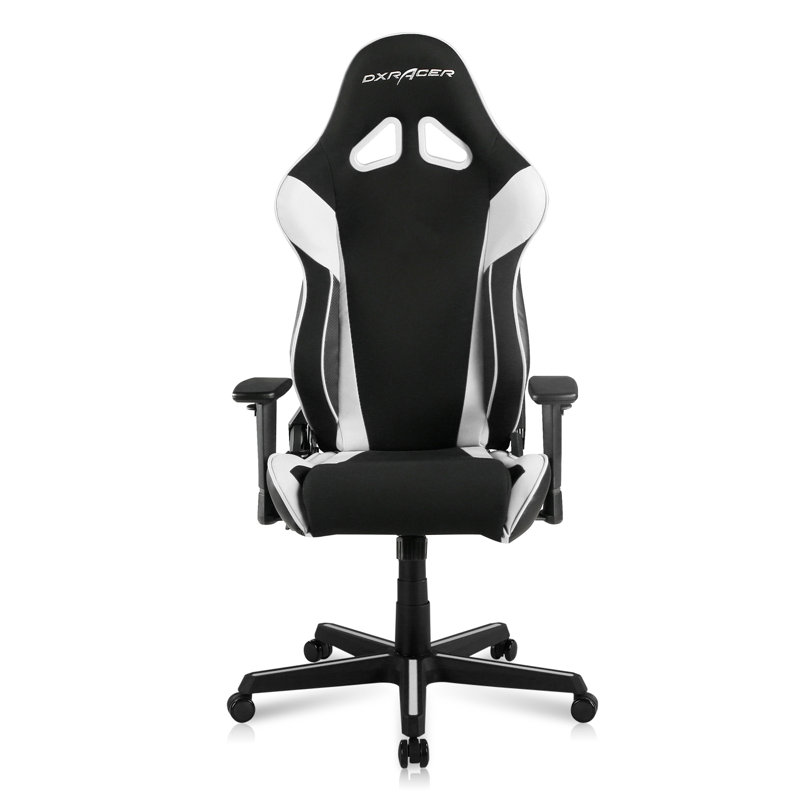 Chaise de jeu PC et de course, Blanc