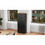 Armoire de rangement 72 po, noir