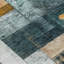 Tapis bleu sarcelle lavable à la machine intérieur / extérieur ACN1123-109489859