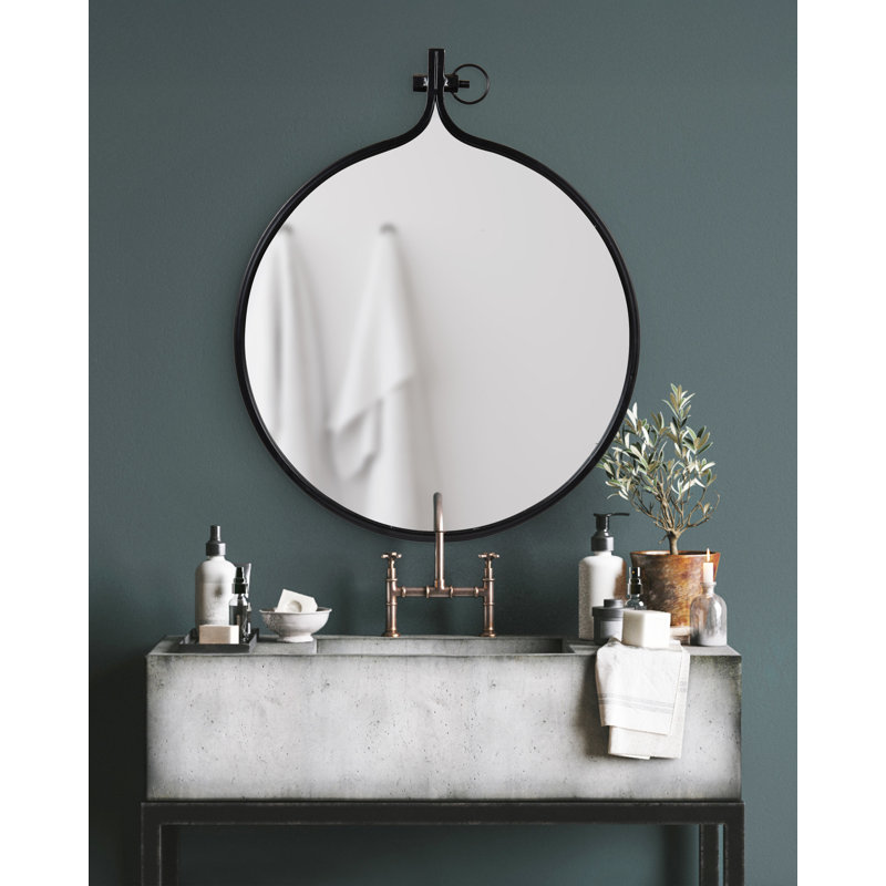 Ristaino Metal Mirror, Silver, 28.5" x 23.5"