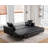 Nuttall Faux Leather Reclining L-Shaped Sectional Reversible-1394237801