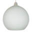 20cm H Glass Round Pendant Shade ( Screw On ) in Matt Opal White