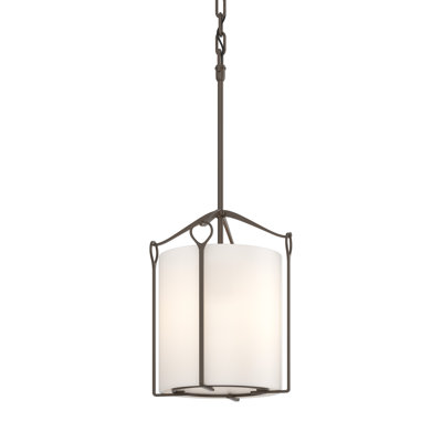 Luminaire suspendu cylindrique à 1 lumière Bow