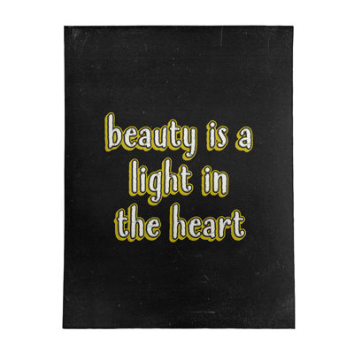 Quotes Chenille Indoor Rug