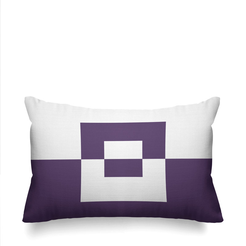 Coussin lombaire intérieur / extérieur Luella, Violet