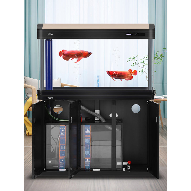 Réservoir d'aquarium à débordement de style industriel, 45 gallons (H 52,36 po x l 47,24 po x P 12,2 po)