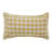 Buzzy Bees Plaid Cotton Reversible Throw Pillow