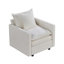 Canapé rembourré en tissu Chenille-1335802610