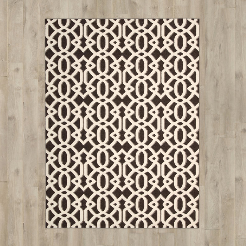 Mayer Geometric Indoor Rug, Rectangle 4' x 6'