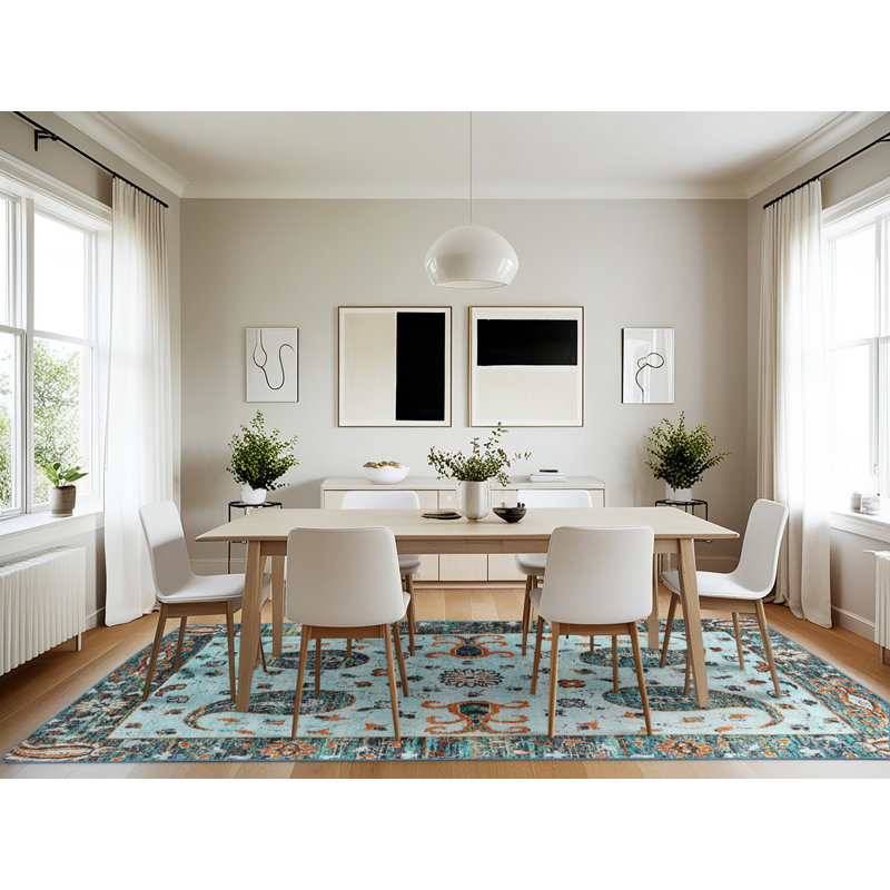 Oriental Indoor Rug, Rectangle 7' x 10'