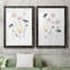 Blush & Black Wildflowers I encadré mat - prêt à accrocher-1744735807-1744735805