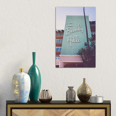 Beverly Hills Hotel I by Ann Hudec - Wrapped Canvas Print