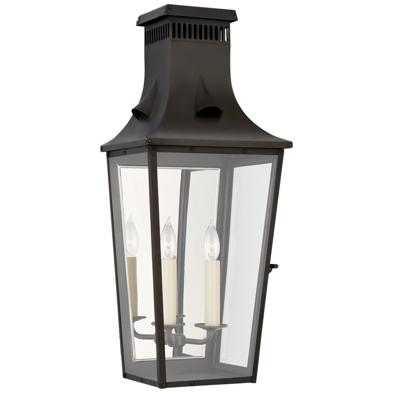 Belaire - Light Outdoor Wall Lantern, 24.25" H x 10.25" W x 8.5" D
