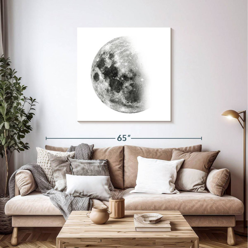 Oberle Moon Waning I, 39" H x 39" W