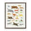 Art mural encadré, "Wild Animals Alphabet" par Irene Chan-189916534-194365536