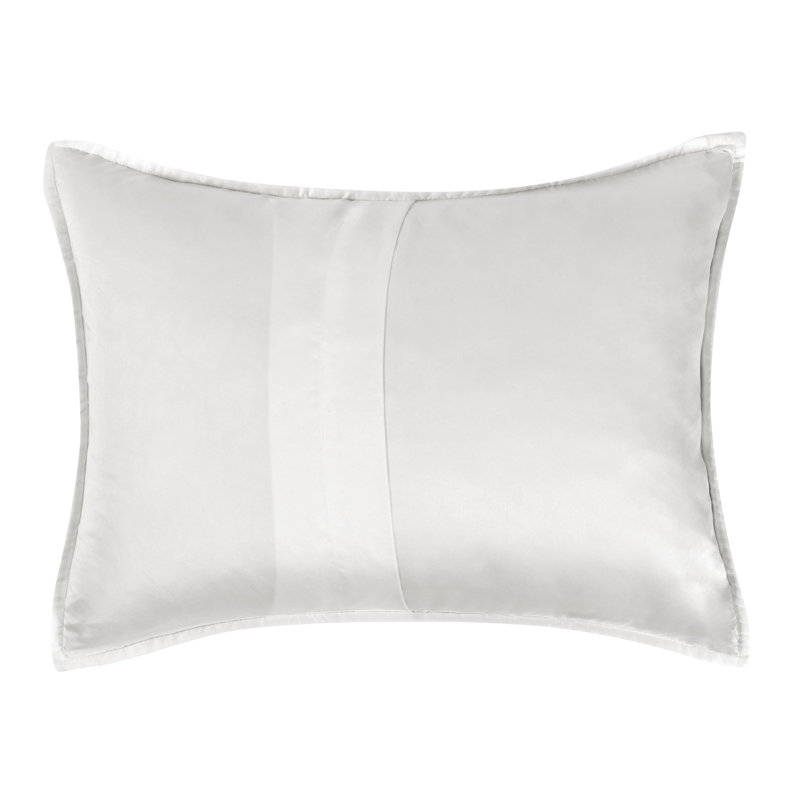 Winthrop Sateen Sham, White, Standard
