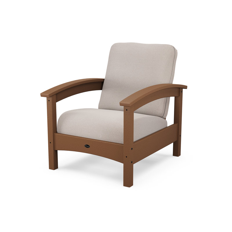 Fauteuil club Rockport, Revolution® toile de jute dune, Beige clair