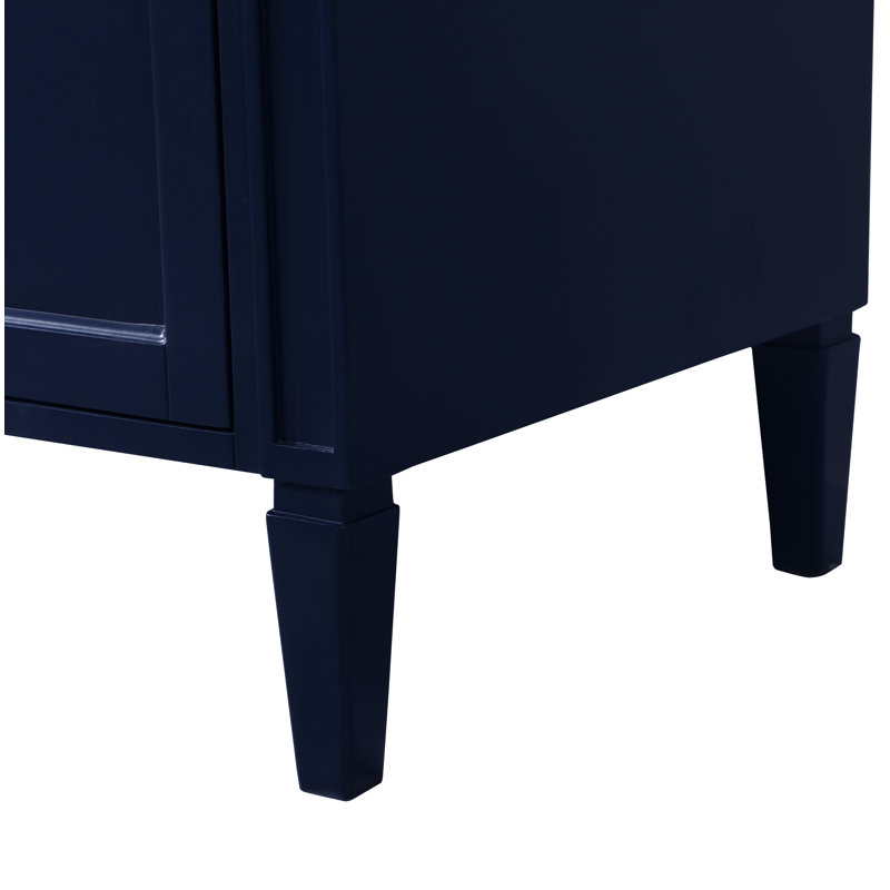 Ensemble de meuble-lavabo double l 72 po x P 21,5 po x H 35 po Rivers, Bleu