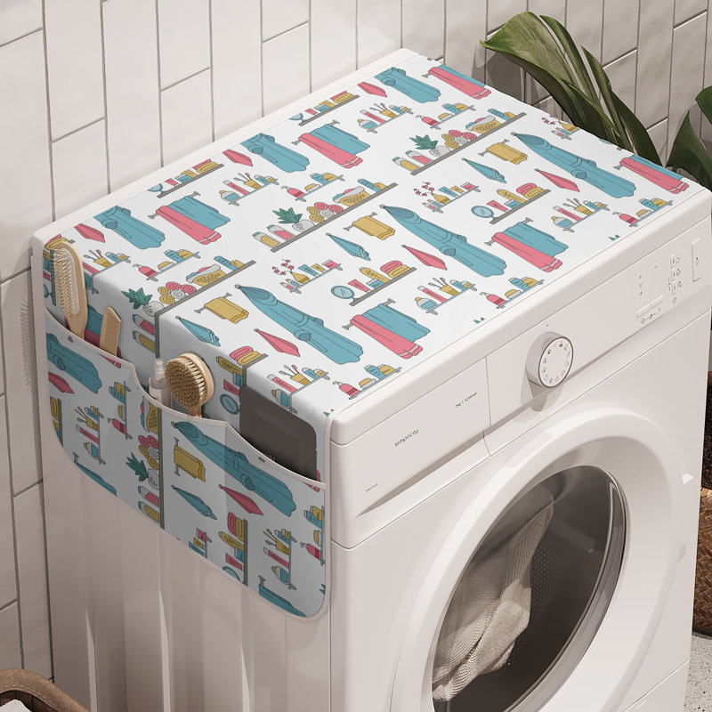 Ensemble de 2 pièces de rangement pour machine à laver Ambesonne