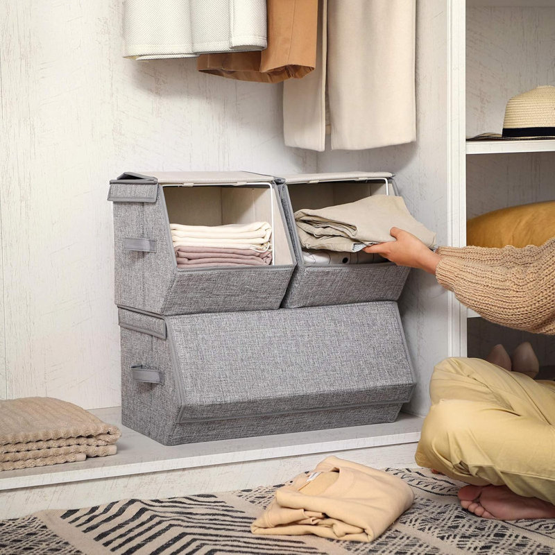 Latitude Run Fabric Bin