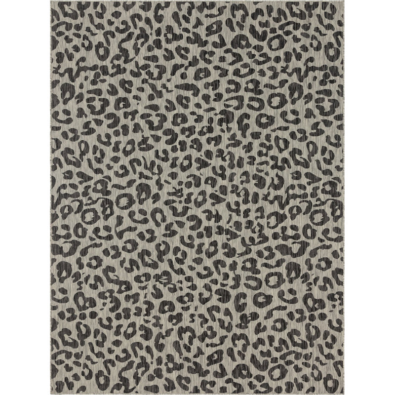 Outdoor Joyous Area Rug Stone Color, Rectangle 9' x 12'