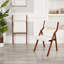 Chaise de salle à manger rembourrée pliante, paquet de 2-265228334