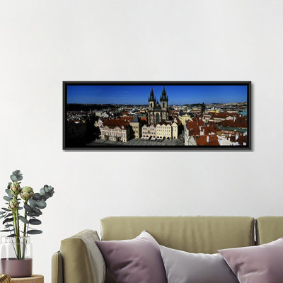 Prague Old Town Square, Prague, Czech Republic - Wrapped Canvas Panoramic Photograph