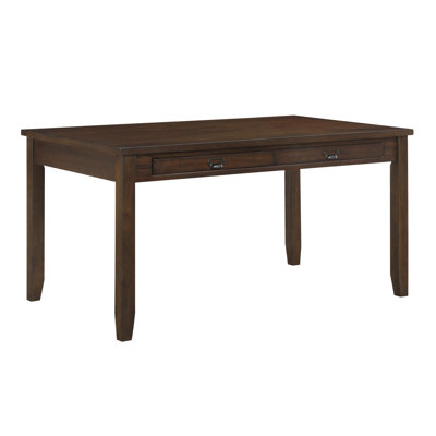 4 tables de salle à manger à finition cerisier foncé, mobilier transitionnel pour la chambre, rectangulaire, 6 tables rectangulaires avec 4 tiroirs de rangement, style mobilier de cuisine et salle à manger, 6 sièges
