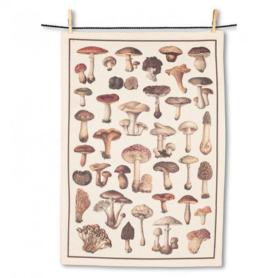 Mushrooms Kitchen Tea Towel