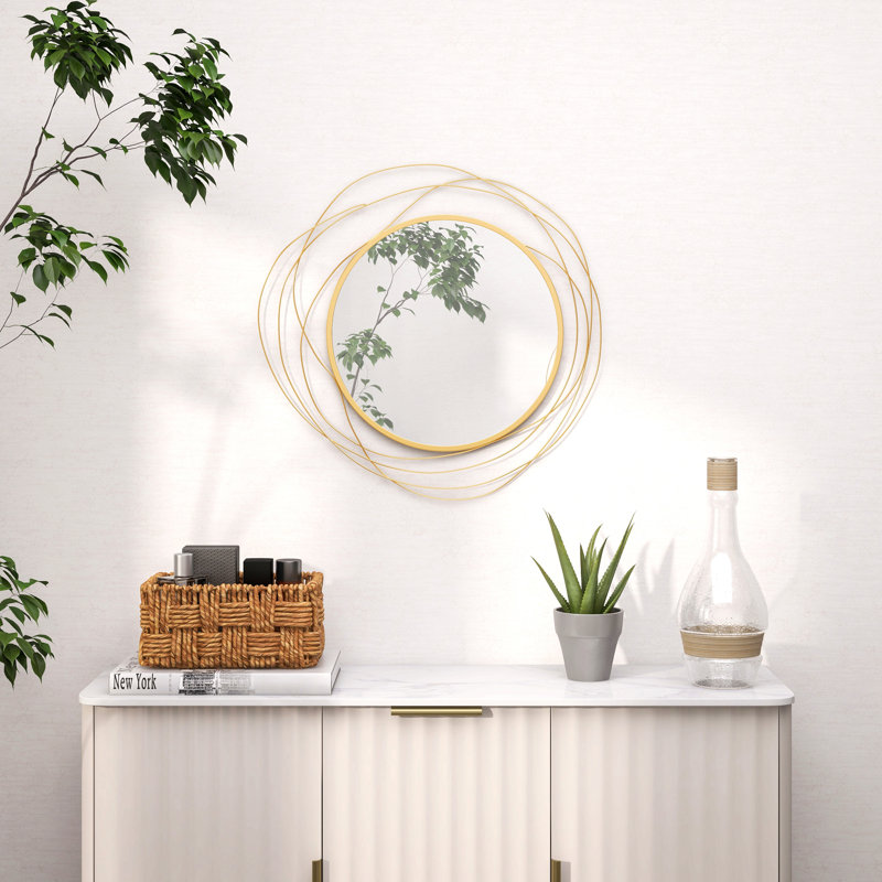 Miroir Modern, Doré