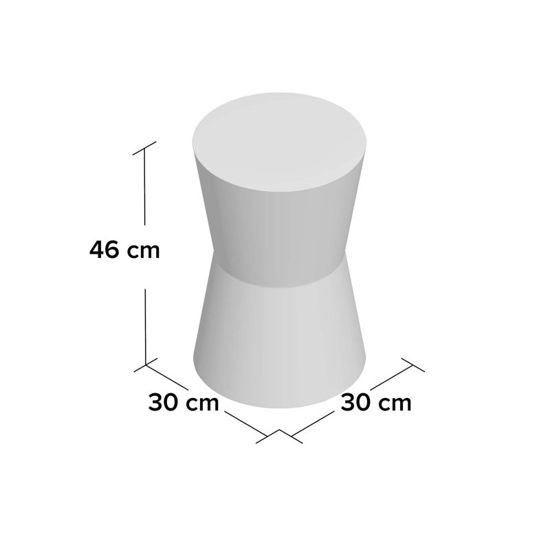 Dimple Round 12"W Side Table