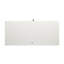 Buffet vitré à deux portes avec 3 tablettes, blanc, buffet-125535092