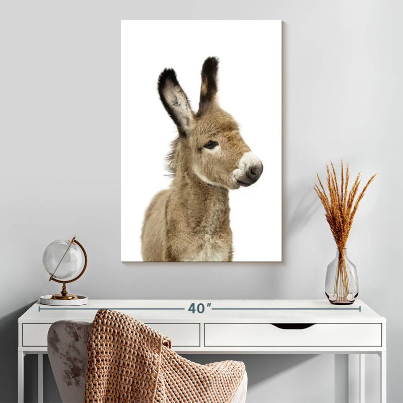 Brampt Baby Donkey, 30" H x 20" W
