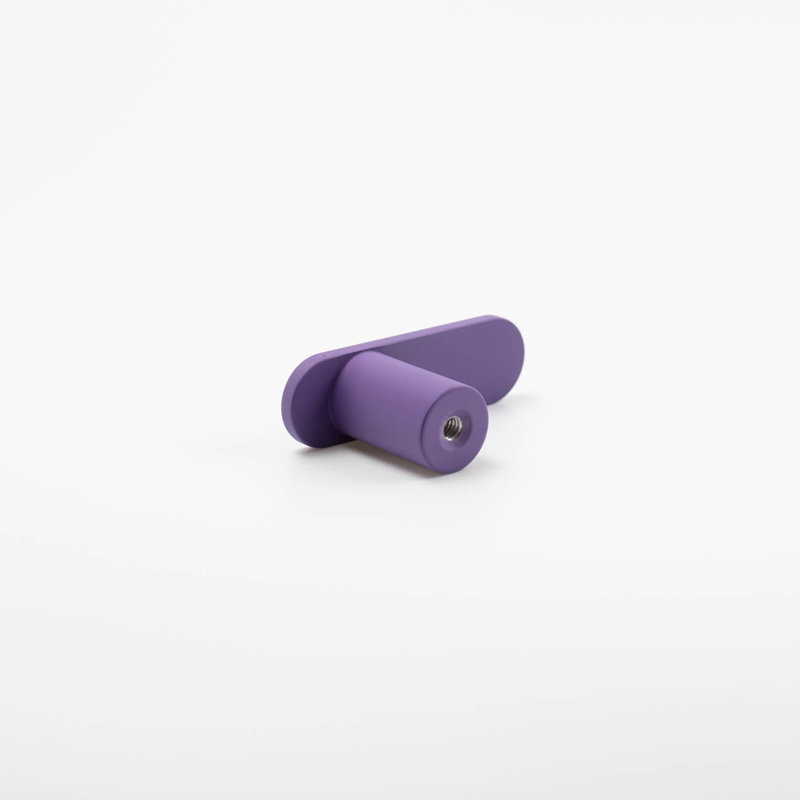 2" Bar Knob, Royal (Purple), 1"