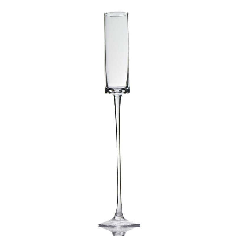 Glass Tabletop Tealight Holder, 20" H x 2" W x 2" D