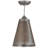 Mission Cantilever 1 - Light Nickel Single Pendant