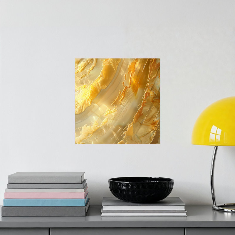 Akur No Frame Print on Canvas, 25.4 cm H  x 25.4 cm W