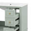 Meuble-lavabo de 30 po avec lavabo, une porte et trois tiroirs Designs-1030788909