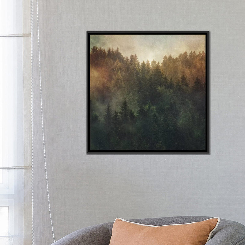 " Asleep " by Tordis Kayma, 26" H x 26" W x 1.5" D, Black Framed Canvas, No Mat