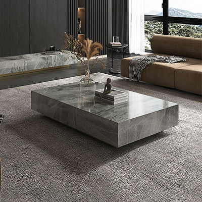 Table basse en ardoise moderne et luxueuse