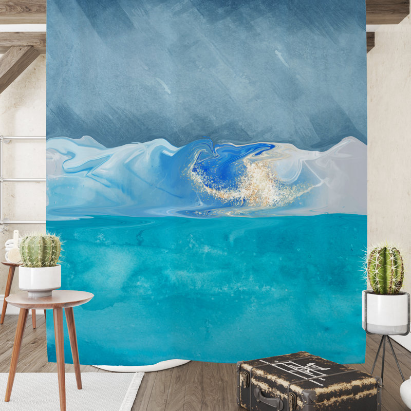 Anna-Sofia Abstract Shower Curtain, 70" W x 93" L