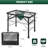 Folding Table, 2X1.3 FT Camping Table With Mesh Desktop,Folding Grill Table With Mesh Bag,Portable Outdoor Table For Picnic,Camping,BBQ,Beach(Black)