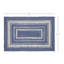 Tapis bleu tressé Birt Whistle-1493864671