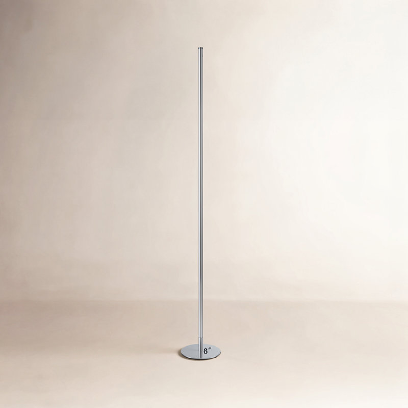 Juaquin 59.5'' LED Novelty Floor Lamp, Chrome