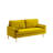 Velvet Loveseat  Sofa 67 Inch,Upholstered Sofa,Armrest Sofa,love seat,metal legs-2031738206