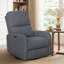 Fauteuil inclinable électrique pivotant 3 en 1 Dakota avec ports USB, ports Type-C et poche latérale-113432844