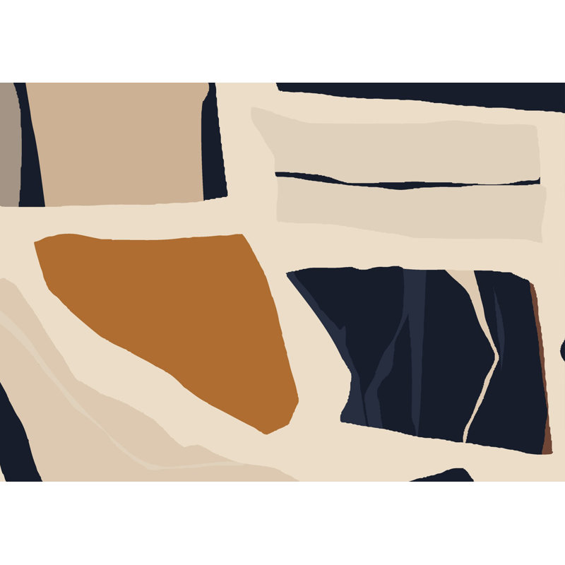 Frake Abstract Area Rug, Rectangle 90 x 150cm