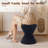  Konsta Tufted Accent Stool Vanity Ottoman-743580025