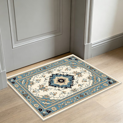 Royal Persian area rugs for Living Room, Soft and Comfortable, Suitable for all seasons, easy to maintain, machine washable Indoor floor mat, Under Table Farmhouse suitable for Bedroom, Dining Room, Study, Patio, Balcony, Home Decor