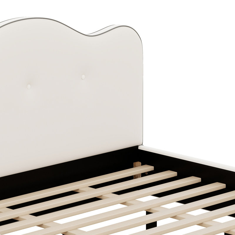 Contemporary Upholstered Platform Bed